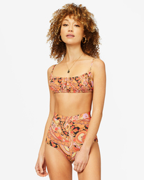 2 Lost In Time Avalon High-Waist Bikini Bottoms  ABJX400473 Billabong