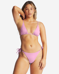 billabong, Sol Searcher Tie-Side Tanga Bikini Bottoms, PARADISE PINK (pdp) SOL SEARCHER TIE SIDE TANGA ABJX400507