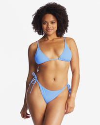 3 Sol Searcher Tie-Side Tanga Bikini Bottoms Grey ABJX400507 Billabong