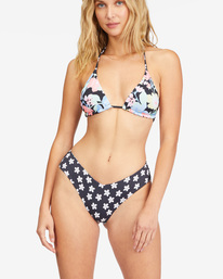 3 Feelin Tropical Fiji Reversible Cheeky Bikini Bottoms Multicolor ABJX400535 Billabong
