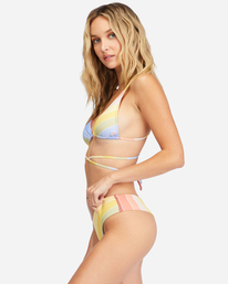 3 Brighter Daze Fiji Cheeky Bikini Bottoms Multicolor ABJX400599 Billabong