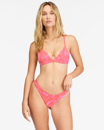 2 She's A Trip Tanga Bikini Bottoms Orange ABJX400608 Billabong