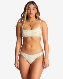 2 Aint She Sweet Tanlines Lowrider Bikini Bottoms White ABJX400726 Billabong