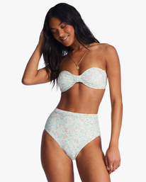 1 Sweet Oasis Tanlines - Hochgeschnittene Retro Bikiniunterteil für Frauen Weiss ABJX400732 Billabong
