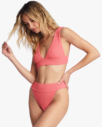 1 Summer High Aruba Bikini Bottoms Pink ABJX400738 Billabong