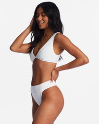 1 Tanlines Aruba - Braguita de Bikini para Mujer Blanco ABJX400768 Billabong