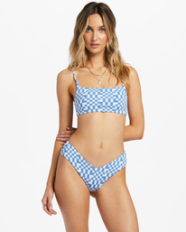 2 Out Of The Blue Fiji Cheeky Bikini Bottoms Blue ABJX400807 Billabong