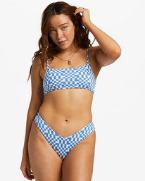 6 Out Of The Blue Fiji Cheeky Bikini Bottoms Blue ABJX400807 Billabong