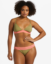 6 A/Div Skimpy UPF 50 Bikini Bottoms Green ABJX400870 Billabong
