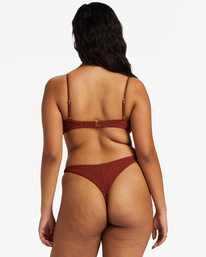 1 Shimmer High Maya Bikini Bottom Red ABJX400902 Billabong