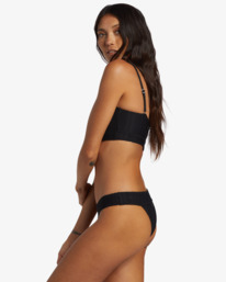 2 Coral Gardeners Wave Trip Skimpy Bikini Bottoms Black ABJX400964 Billabong