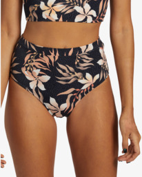3 Coral Gardeners Hi Waist Retro Bikini Bottoms Multicolor ABJX400968 Billabong