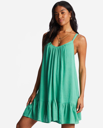 1 Beach Vibes Beach Cover-Up Green ABJX600144 Billabong