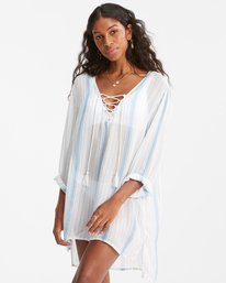 0 Blue Skies Mini Beach Cover-Up Blue ABJX600168 Billabong