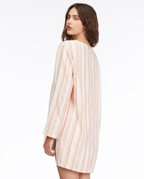 3 Blue Skies Mini Beach Cover-Up Pink ABJX600192 Billabong