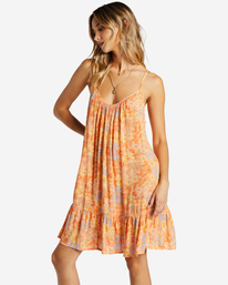 1 Beach Vibes Swim Cover Up Orange ABJX600215 Billabong