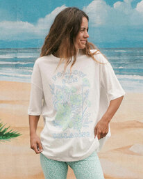 0 In The Garden Boyfriend T-Shirt White ABJZT00546 Billabong
