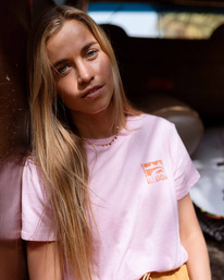0 A/Div Tee Short Sleeve UPF 50 T-Shirt Pink ABJZT00620 Billabong