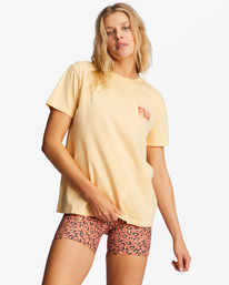 billabong, A/Div Tee Short Sleeve UPF 50 T-Shirt, HONEY KISSED (nfh0) A/DIV - T-Shirt for Women ABJZT00620