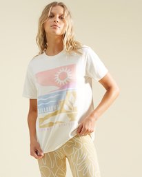 0 A/Div Tee Short Sleeve UPF 50 T-Shirt White ABJZT00620 Billabong