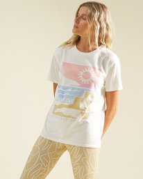 1 A/Div Tee Short Sleeve UPF 50 T-Shirt White ABJZT00620 Billabong