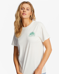 3 A/Div Tee Short Sleeve UPF 50 T-Shirt White ABJZT00620 Billabong