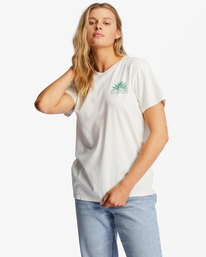 billabong, A/Div Tee Short Sleeve UPF 50 T-Shirt, FRESH POWDER (wcl0) A/DIV - T-Shirt for Women ABJZT00620