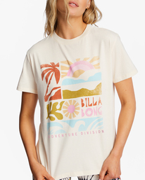 4 A/Div Tee Short Sleeve UPF 50 T-Shirt White ABJZT00620 Billabong