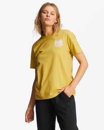 1 A/Div Tee Short Sleeve UPF 50 T-Shirt Yellow ABJZT00620 Billabong
