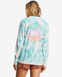 billabong, A/Div T-shirt manches longues, LAGOON (gjy0) A/DIV - Long Sleeve T-Shirt for Women ABJZT00621