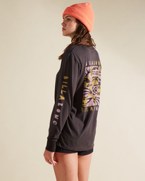 billabong, A/Div Long Sleeve T-Shirt, OFF BLACK 2 (ob2) A/DIV - Long Sleeve T-Shirt for Women ABJZT00621