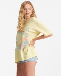 1 Waterfall Boyfriend T-Shirt Yellow ABJZT00630 Billabong