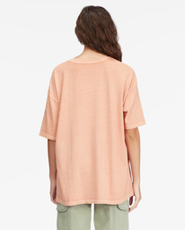 3 Land Of Milk And Honey Boyfriend T-Shirt Pink ABJZT00687 Billabong