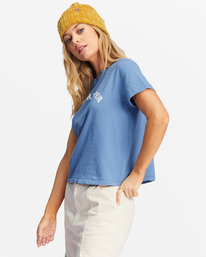 1 Paradise Is Here Graphic Rockers T-Shirt Blue ABJZT00964 Billabong