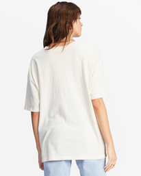 2 Golden Coast Oversized Graphic Boyfriend T-Shirt White ABJZT01008 Billabong