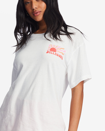 3 Happy To Be Here Graphic Boyfriend T-Shirt  ABJZT01076 Billabong