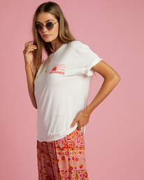 1 Happy To Be Here Graphic Boyfriend T-Shirt  ABJZT01076 Billabong
