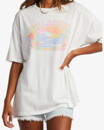 3 Salty Tour Oversized T-Shirt White ABJZT01138 Billabong