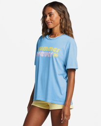 1 Forever And Ever Oversized T-Shirt Blue ABJZT01152 Billabong