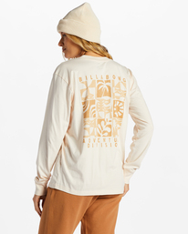 billabong, A/Div T-shirt manches longues pour Femme, WHITE CAP (wcp) A/Div - Long Sleeve T-Shirt for Women ABJZT01212