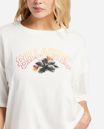 3 Kamea Lava Arch Oversized T-Shirt White ABJZT01240 Billabong