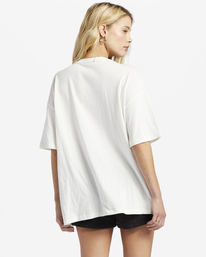 3 Over The Rainbow Oversized T-Shirt White ABJZT01376 Billabong