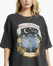4 Midnight Dancer Oversized T-Shirt Black ABJZT01377 Billabong
