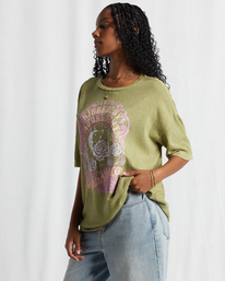 1 Kissed By The Moonlight T-Shirt Green ABJZT01405 Billabong