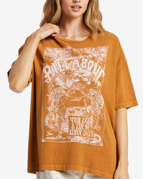 3 You Me & The Sea T-Shirt Brown ABJZT01411 Billabong