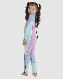 4 3/2 Toddler Girls Synergy Back Zip Wetsuit Purple ABOW100101 Billabong