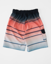 1 Boys' (2-7) All Day Stripe Pro Boardshorts 14" Red ABTBS00103 Billabong