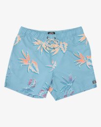 0 Boy's (2-7) Good Times Layback Boardshorts 13" Green ABTBS00137 Billabong