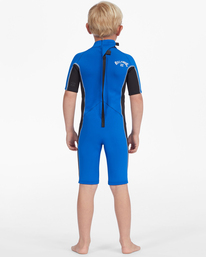 billabong, Boy's 2-7 2/2mm Absolute Short Sleeve Back Zip Springsuit, HARBOR (hab) 202 T ABSOLUTE BZ FL SS SP ABTW500104