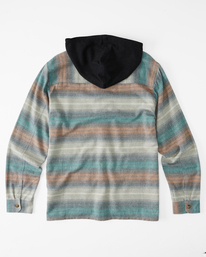 1 Boy's (2-7) Baja Hooded Flannel Shirt Beige ABTWT00110 Billabong